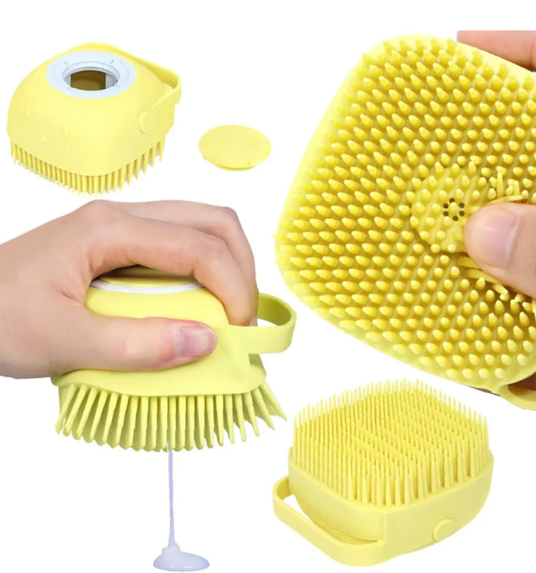 Cute Dog Bath Brush