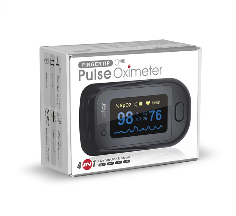 Oxímetro de Pulso Digital KIUZOU - Monitor de Oxígeno y Ritmo Cardíaco