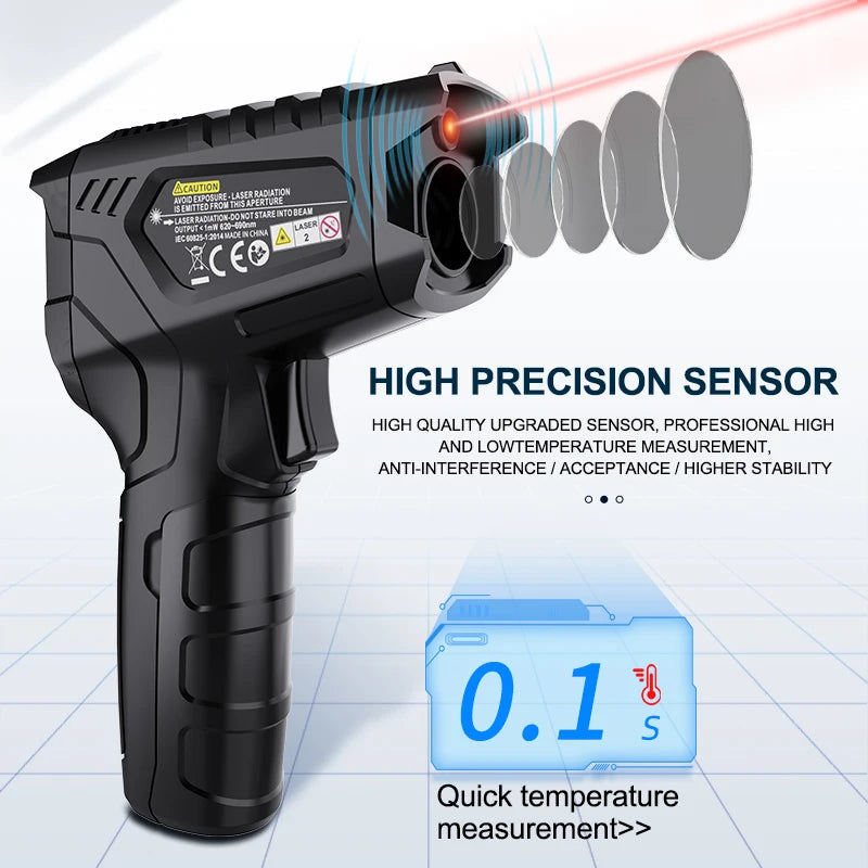 Termómetro Infrarrojo IR02C - Medidor de Temperatura sin Contacto