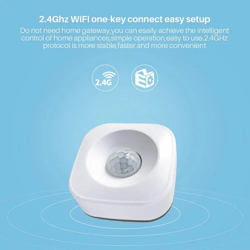 Sensor de Movimiento Inteligente Tuya - Detector PIR WiFi