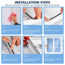 Window Mosquito Net Self-Adhesive Anti Mosquito Door Mosquito Mesh DIY Free Cutting Mosquito Net Anti Fly Insect Curtain Screen