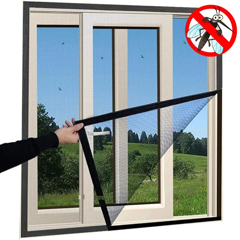 Window Mosquito Net Self-Adhesive Anti Mosquito Door Mosquito Mesh DIY Free Cutting Mosquito Net Anti Fly Insect Curtain Screen