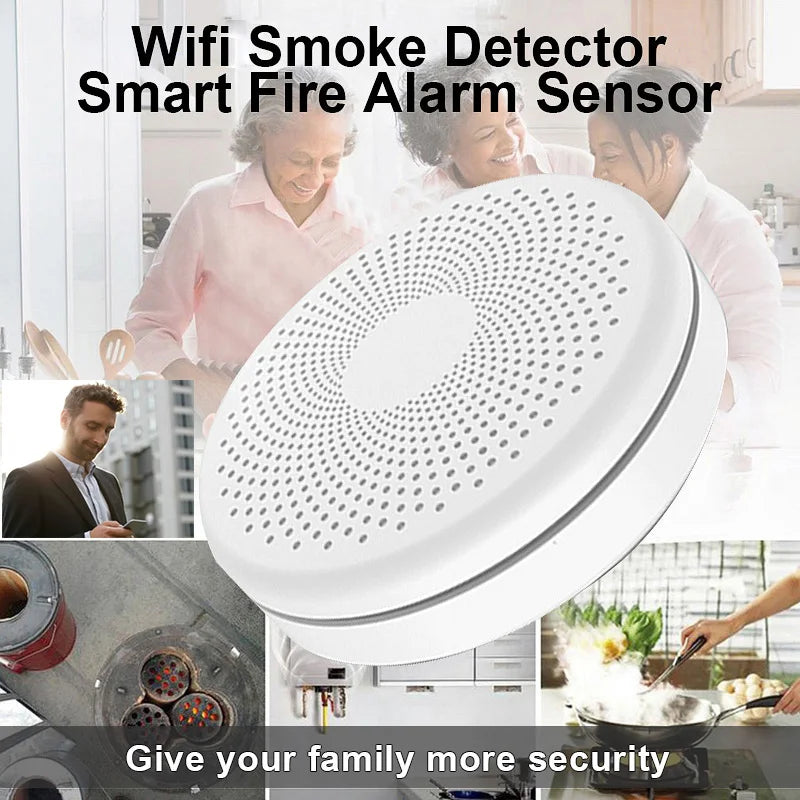 Detector de Humo y Monóxido de Carbono 2 en 1 Tuya WiFi